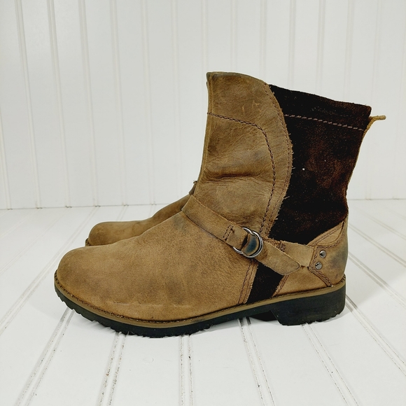 Eddie Bauer Shoes Eddie Bauer Covey Dark And Light Brown Leather